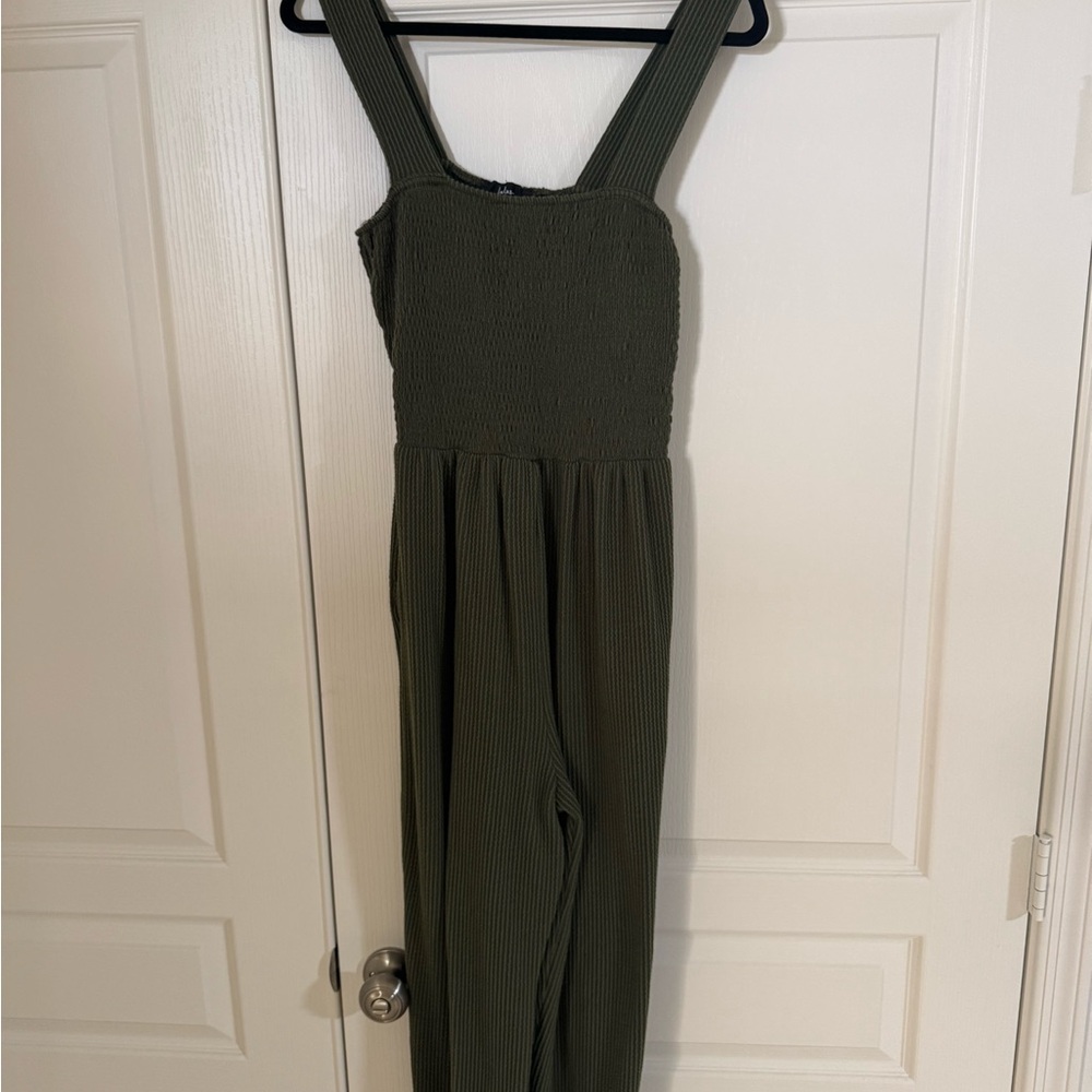 Lulu's Olive Green Ribber Knit Jogger